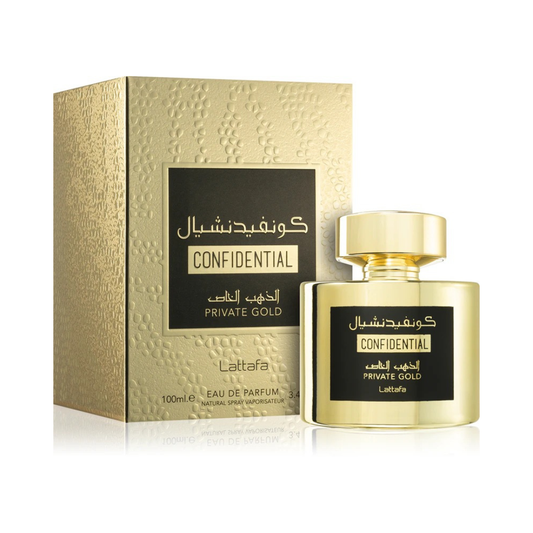 Confidential Gold Lattafa Eau de Parfum Unisex 100ml