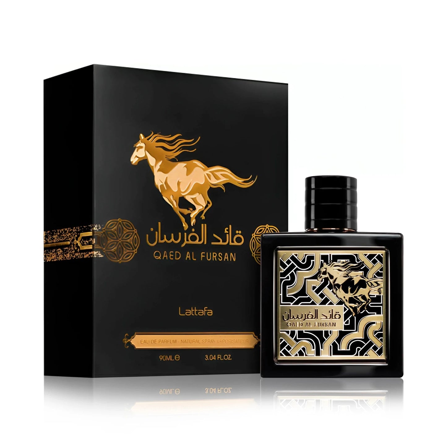 Qaed Al Fursan Black Lattafa Unisex 90ml
